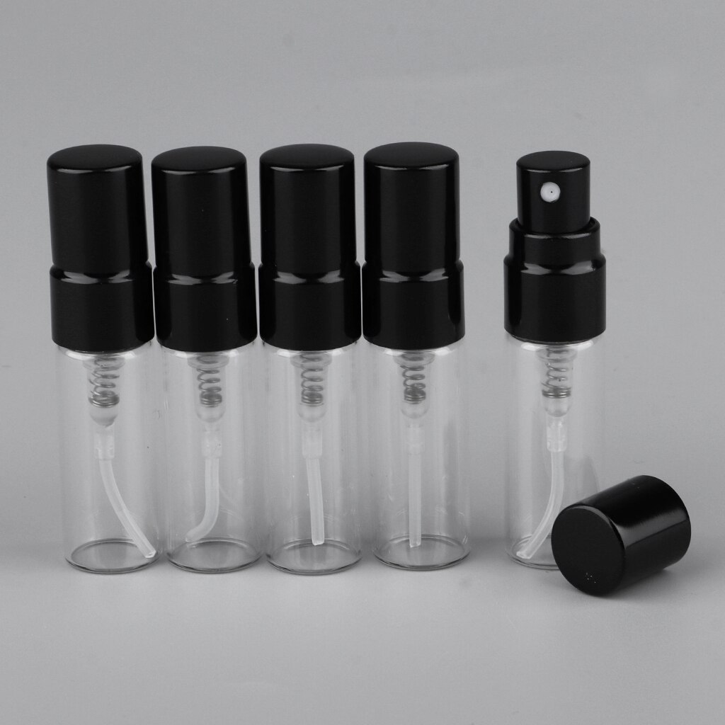 5X3Ml Lege Hervulbare Clear Glas Spray Parfumflesjes Container Verstuiver