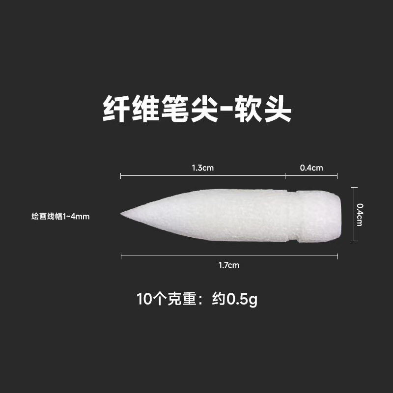 GuangNa-núcleos de repuesto para marcadores de pigmentos acrílicos, puntas dobles suaves, bricolaje para niños, pintura de madera, vidrio, piedra, arte, papelería