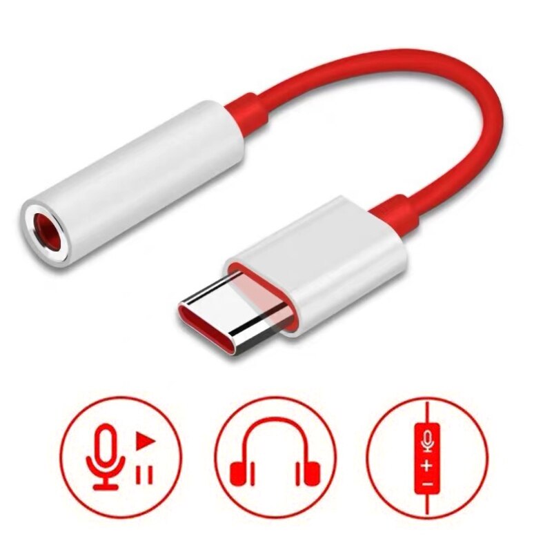 Type C Naar 3.5 Mm Jack Otg Adapter USB-C Type-C Tot 3.5 Mm Hoofdtelefoon Audio Aux Kabel Voor xiaomi Mi 10 9 Oneplus 8 7 Pro Usb