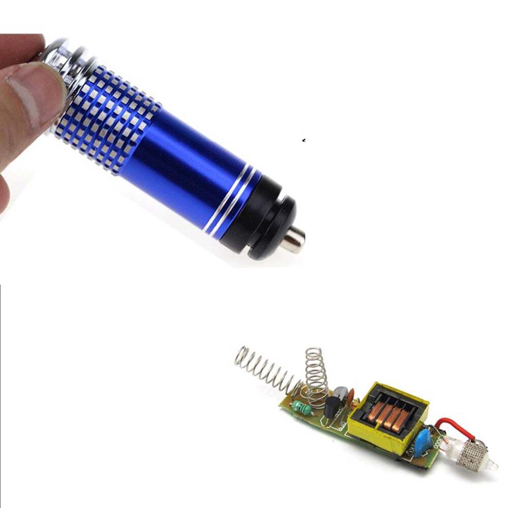 Purificador de aire iónico de anión para coche, Mini ionizador de ozono con barra de oxígeno, accesorios interiores DC12V
