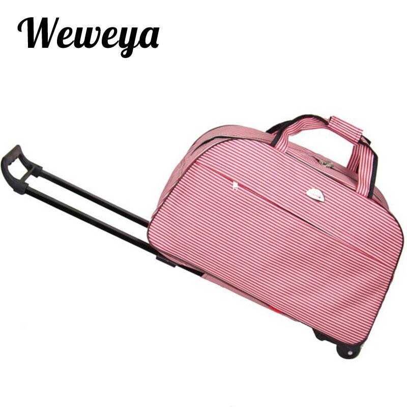 Weweya – sac à bagages à roulettes étanche, Style épais, valise à roulettes pour femmes et hommes, sacs de voyage