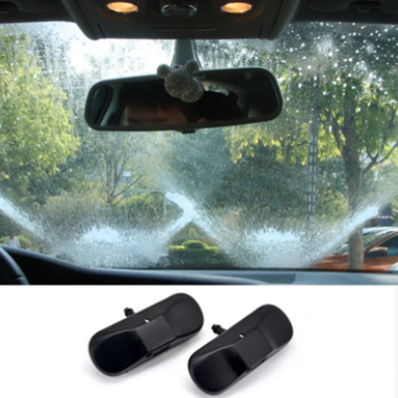 AU05 – buse de Jet d&#39;eau de lavage de pare-brise avec chauffage pour Passat B6 Jetta Golf Caddy, 2 pièces