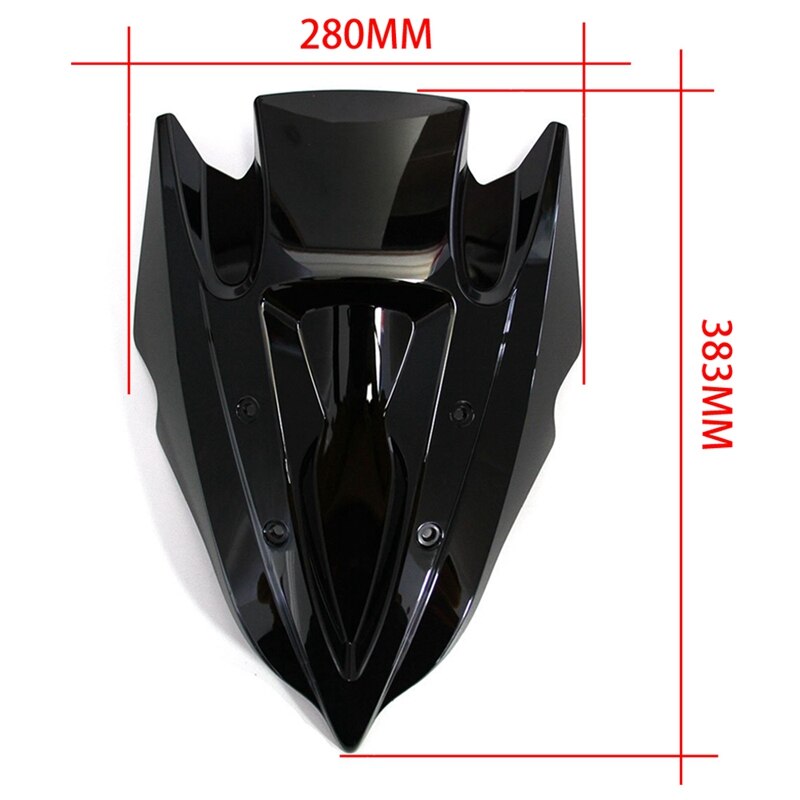 Windshield for Kawasaki Z250 Z300 Z 250 300 Double Bubble Windscreen Wind Deflectors Motorcycle Accessories