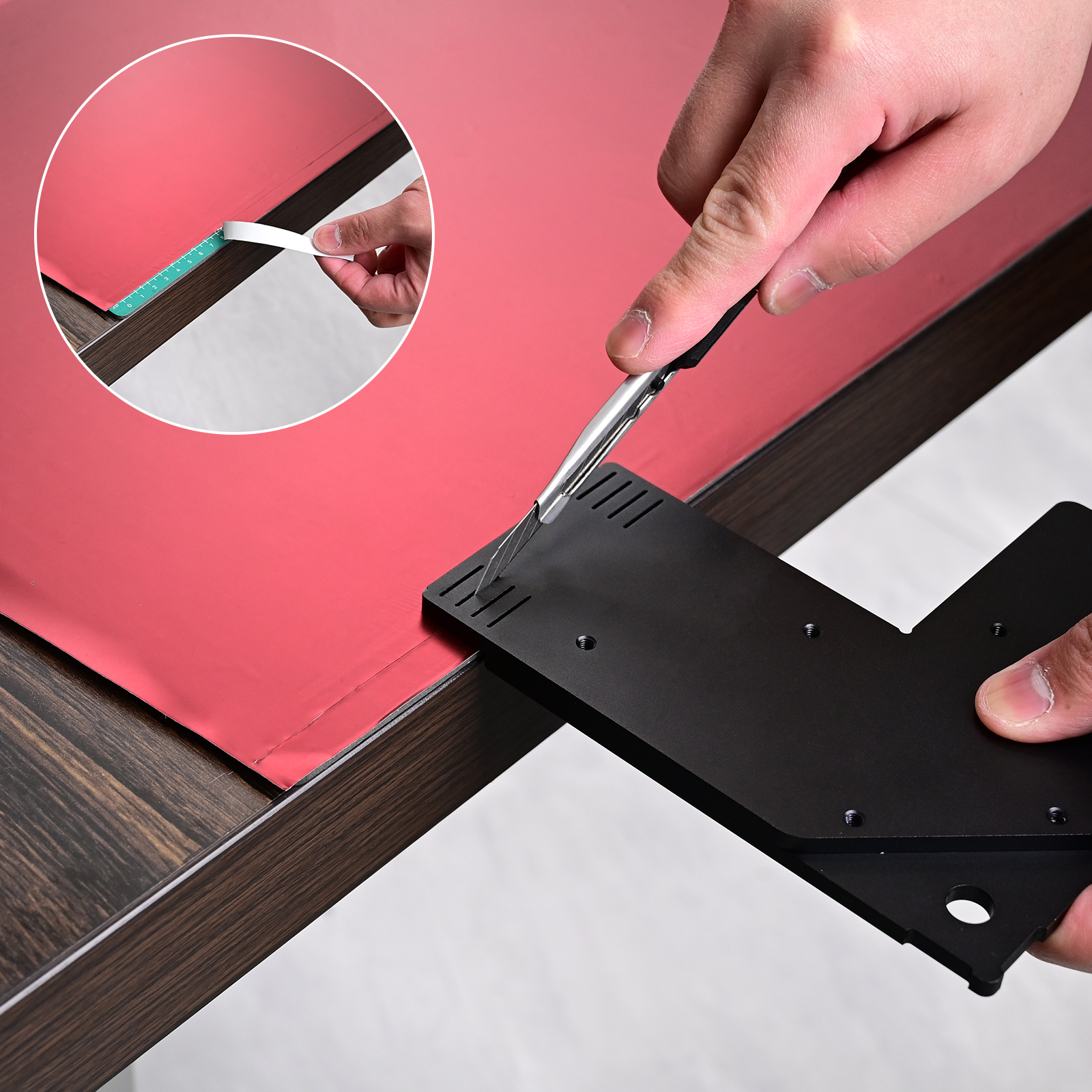 Foshio Vinyl Wrap Film Lijn Gesneden Hulpbord Koolstofvezel Sticker Decal Precisie Kunstmes Huishoudelijke Auto Decoratie Gereedschap