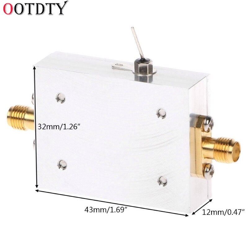 RF Amplifier Signal Receiver 50K-2GHZ Low Noise Amplifier RF Amplifier Broadband Low Noise Amplifier LNA Gain 31DB Gain