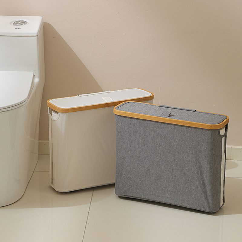 Dammtät förvaringskorg för toalettpapper hållbar vattentät hopfällbar toalettpappersförvaring multifunktionell pappersorganisatör