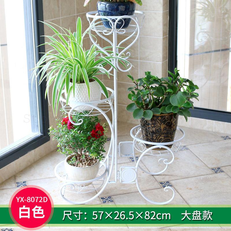 Europese bloemenrek ijzeren kunst meerlaagse vloer balkon binnen woonkamer groene lotus hanger orchidee potrek: Model 5