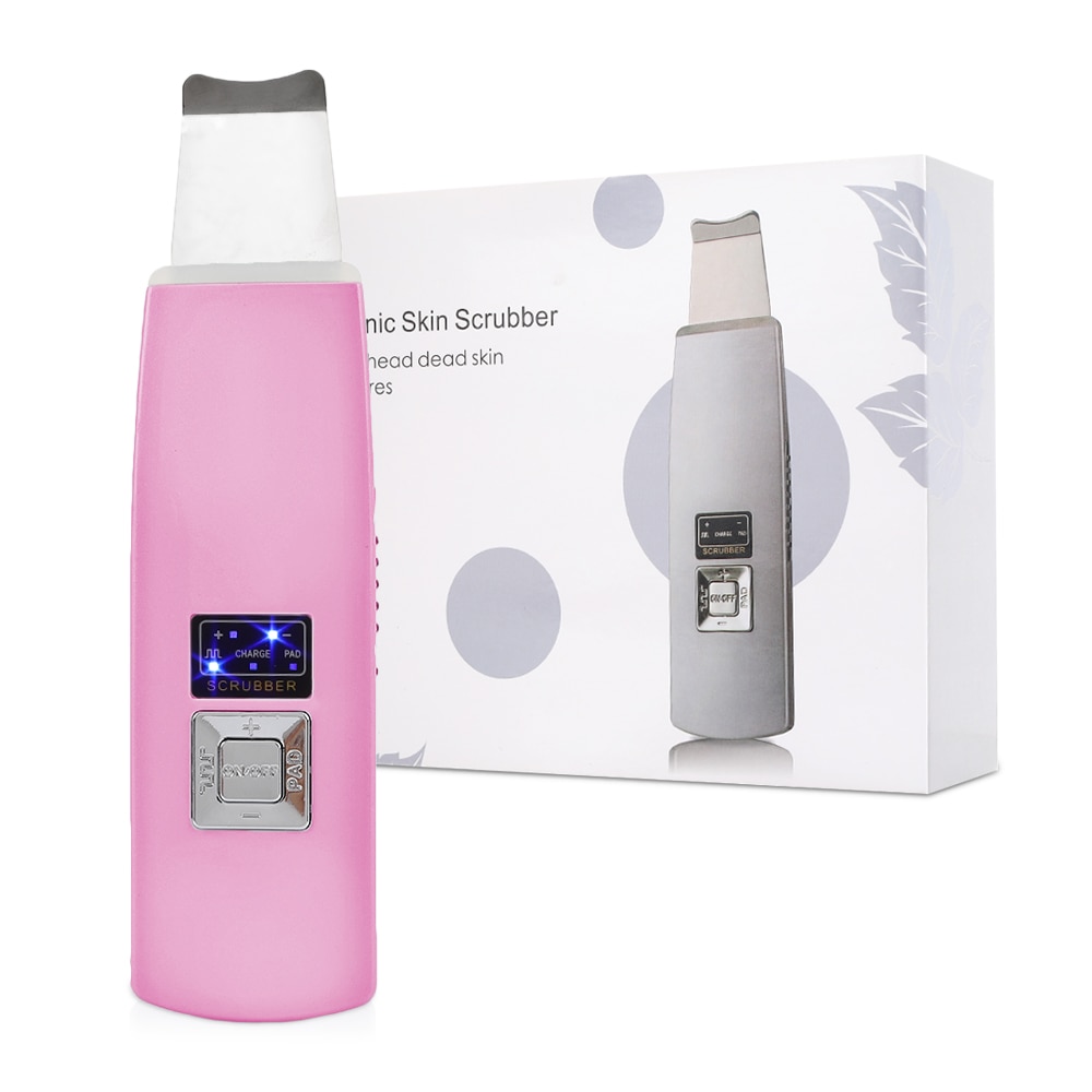 Ultrasonic Face Cleaning Skin Scrubber Facial Cleaner Skin Peeling Blackhead Removal Pore Cleaner Face Scrubber