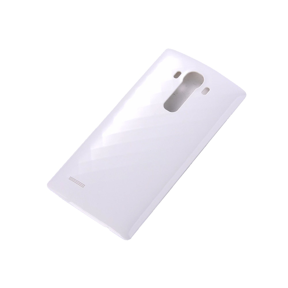 Original Battery Housing Cover for LG G4 G2 G3 G3 mini D850 D800 Wireless Charger Battery Door Rear Cover parts: G4 White