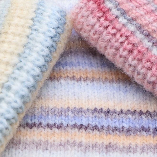 Gradient Rainbow Wool Thread Medium Coarse Wool Ball Handwoven Scarf DIY Crochet Soft Knitted Sweater Thread Knitting Yarn
