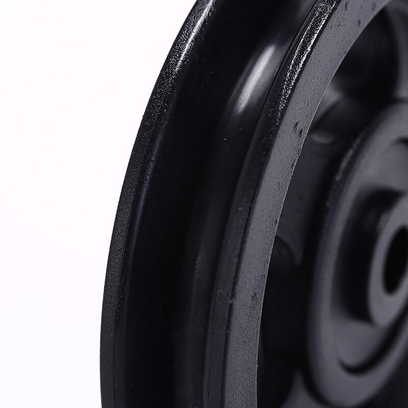 1pc sort bærende remskivehjul kabel gym udstyr del slidstærk 100mm