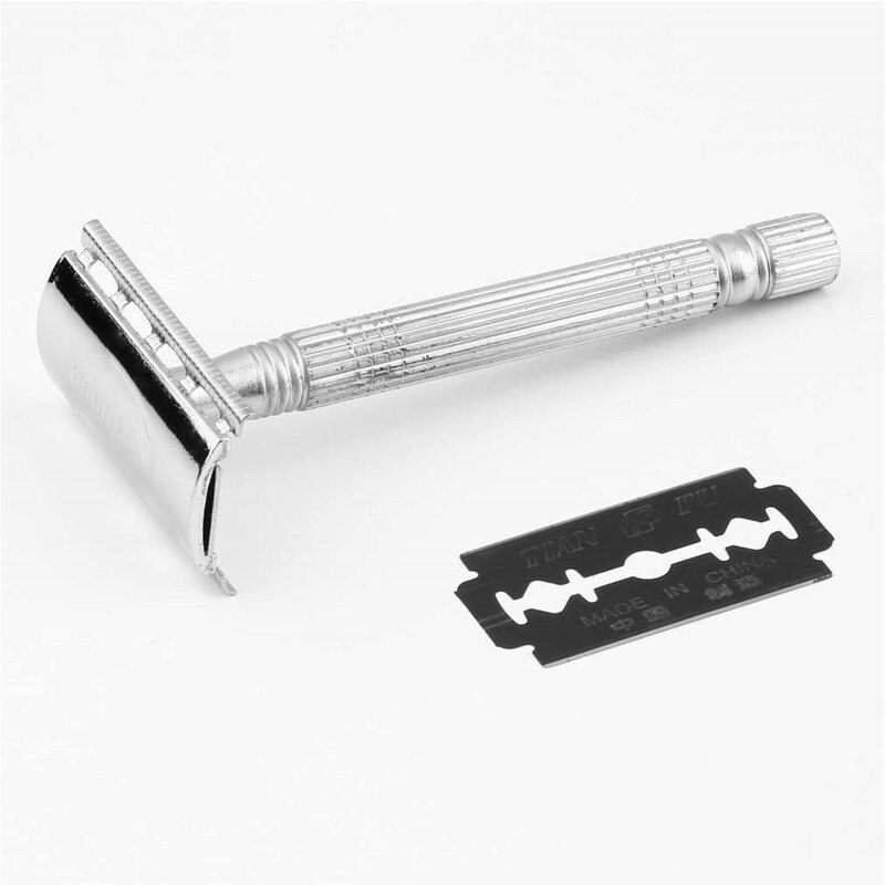 Veiligheid Double Edge Razor Voor Mannen Kapper Scheermes Mannen Scheren Gezicht Scheermesjes Scheren Machine