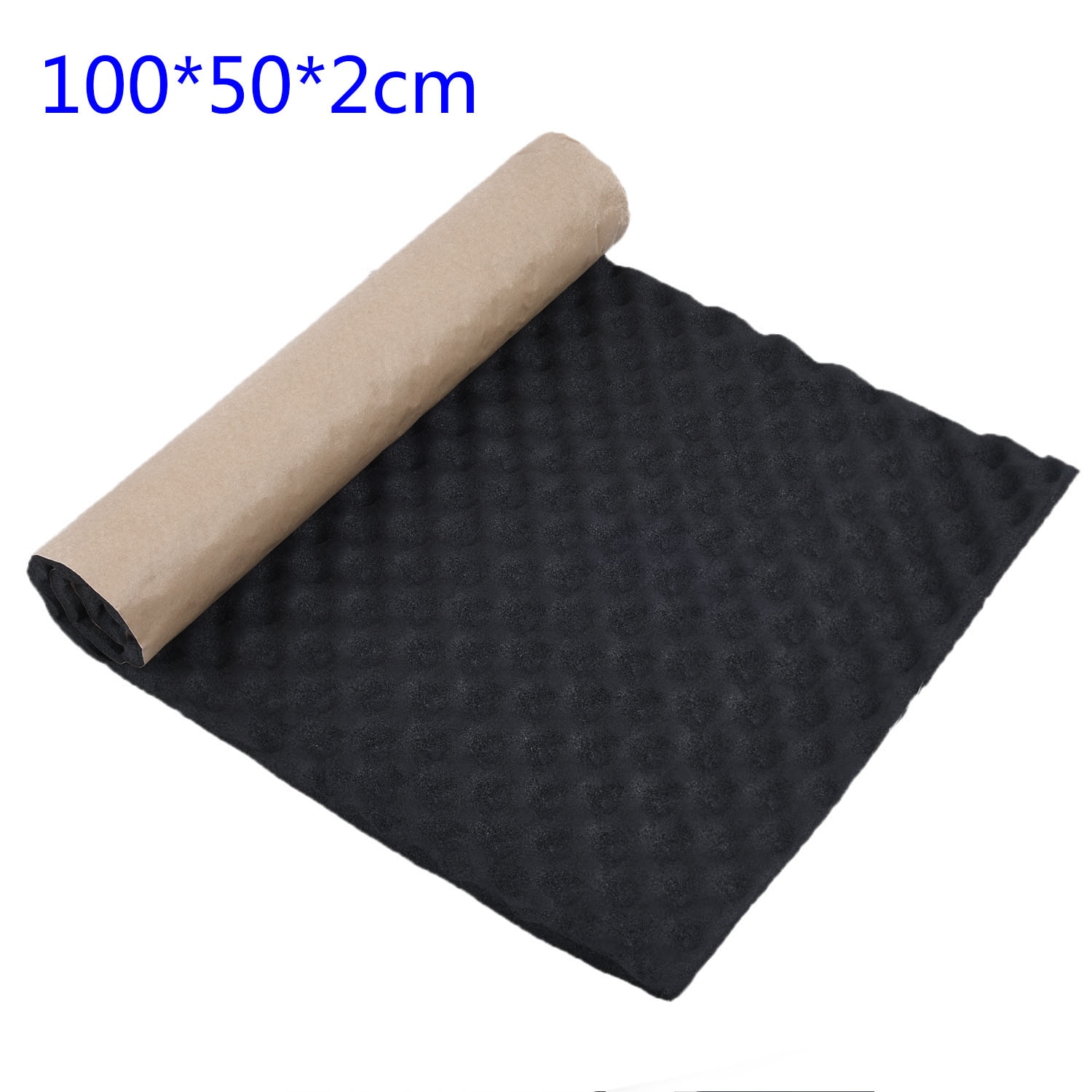 2cm matte demper støyisolering sort 100*50*2cm praktiske universal