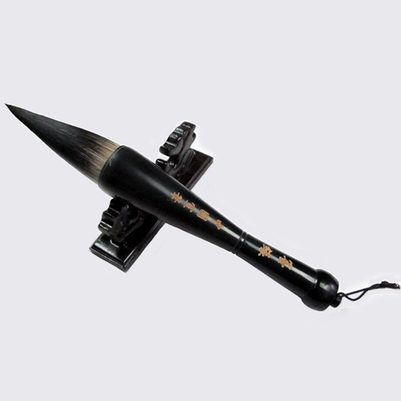 Chinese Calligraphy Brush Pen Multiple Hairs Caligrafia Writing Brush Big Word Hopper-shaped Brush Pen the Scholar&#39;s Four Jewels