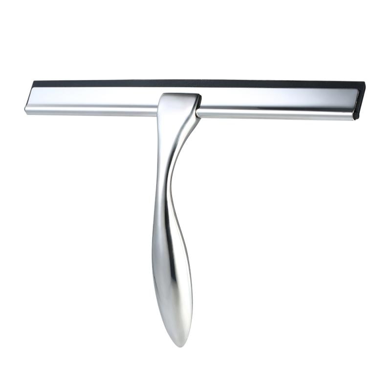 Stainless Steel Household Kitchen Window Cleaning Tool Window Glass Wiper With Hook Glass Cleaning Tools