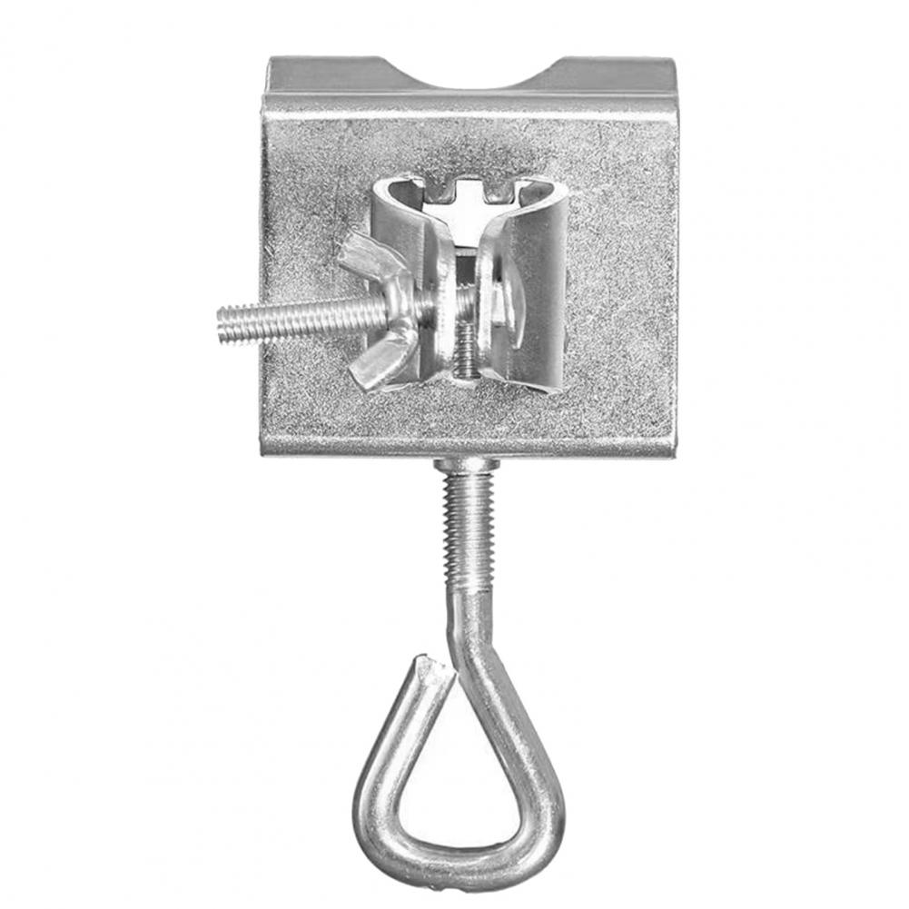 Portable Non-slip Table Umbrella Clamp Alloy Garden Windproof Table Parasol Stand for Balcony