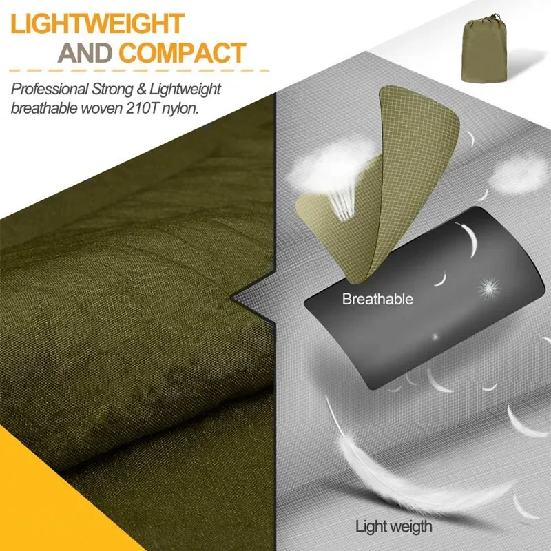 Camping Hangmatten En Accessoires, Waaronder Hangmat Met Mesh Regenvlieg Zeildoek Boomriemen Voor Buitengebruik Wandelen Backpacking Reizen