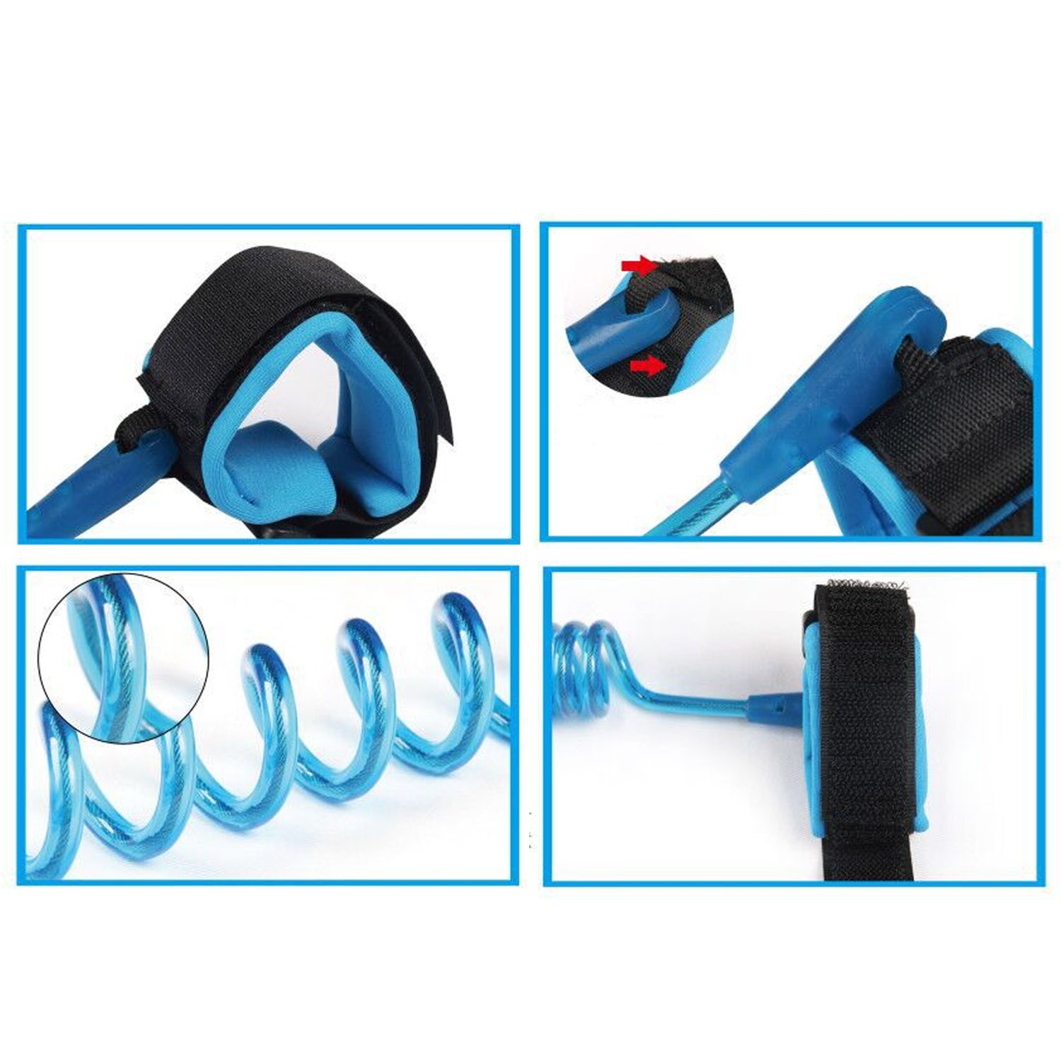 2Stck 1,5 m Art Sicherheit Anti-verloren Handgelenk Verknüpfung Gurt Seil freundlicher Leine Sicherheit nutzbar machen draussen Gehen Hand gürtel Anti-verloren Armbänder