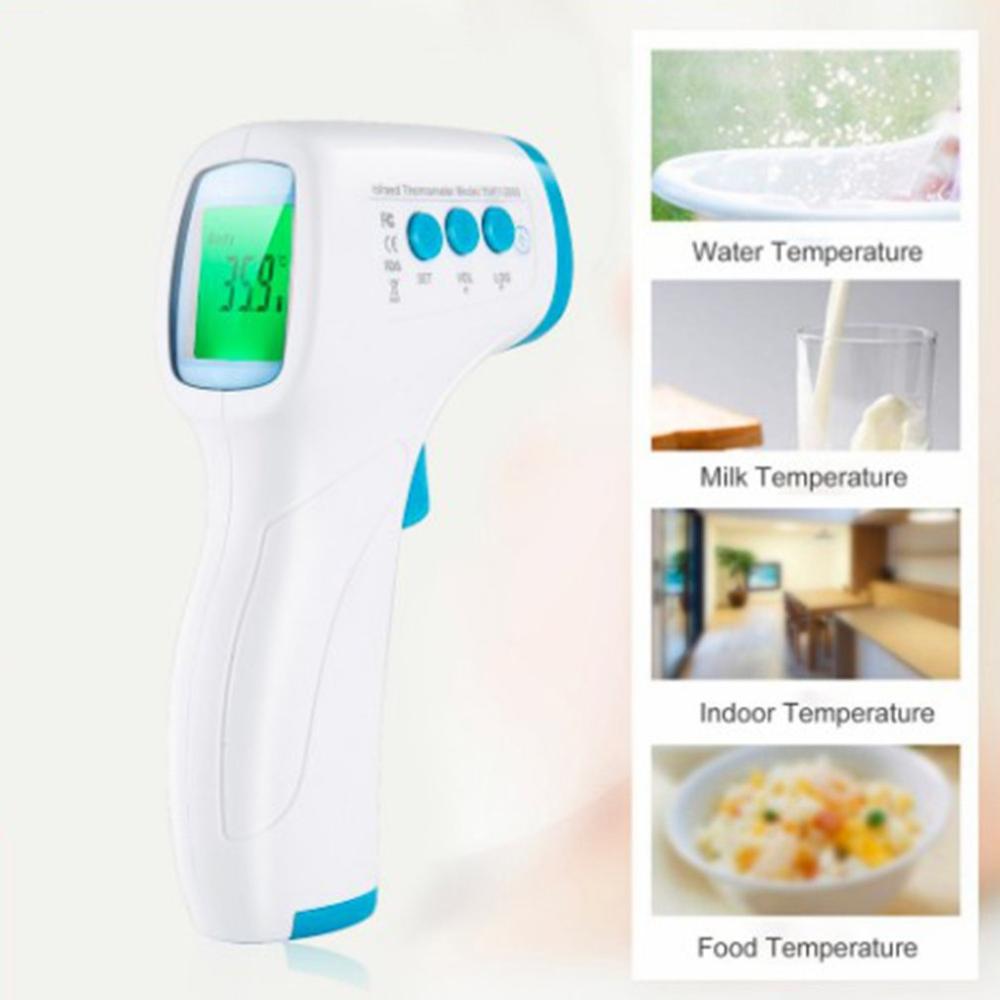 10- stijl contactloze digitale infrarood voorhoofdthermometer elektronische koortstemperatuurmeter ir-thermometer