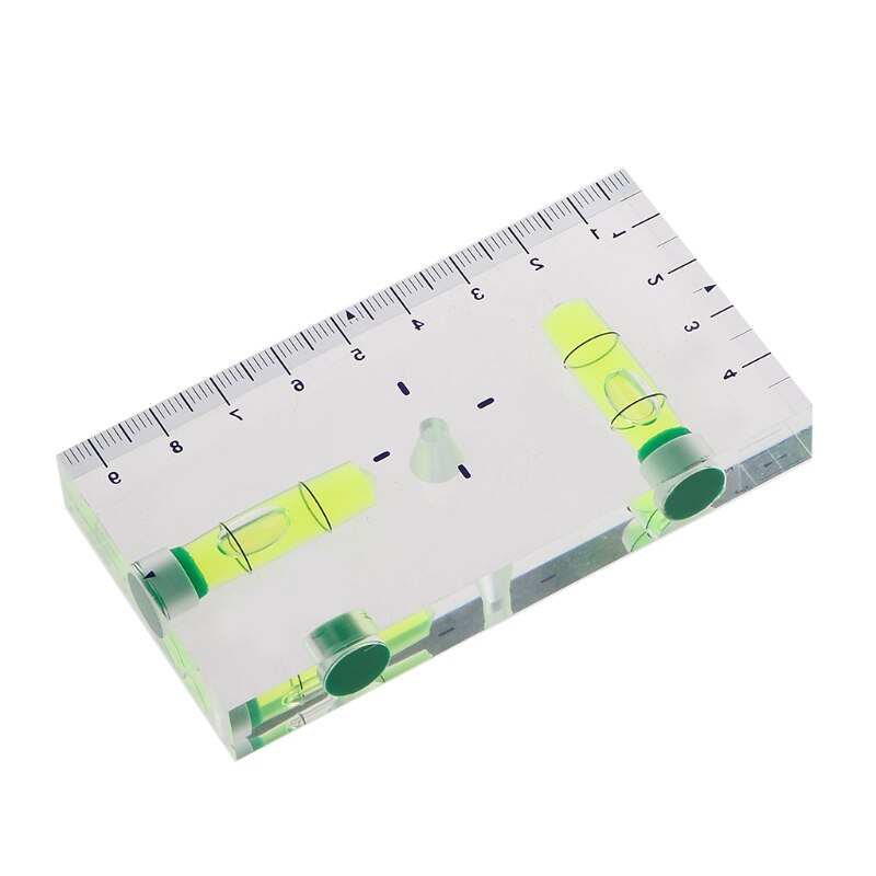 Hoge precisie transparante tweerichting magnetische waterpas met mini waterpas