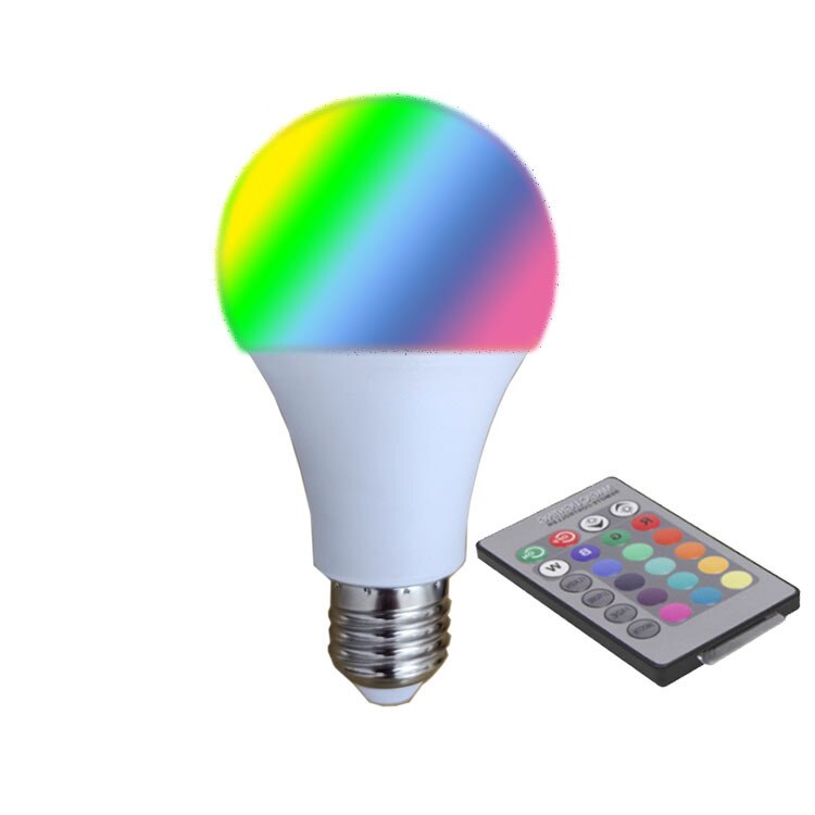 110V 220V Bluetooth E27 Rgbw Led Lamp Verlichting 5W 10W 15W Rgb Lampada Verwisselbare Kleurrijke rgbww Led Lamp Met Afstandsbediening + Geheugen Modus