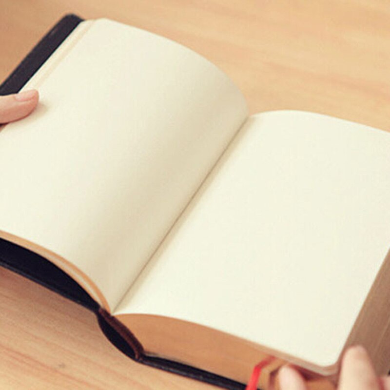 Vintage Thick Paper Notebook Notepad Leather Bible Diary Book Zakka Journals Agenda Planner School Office Stationery Supplies
