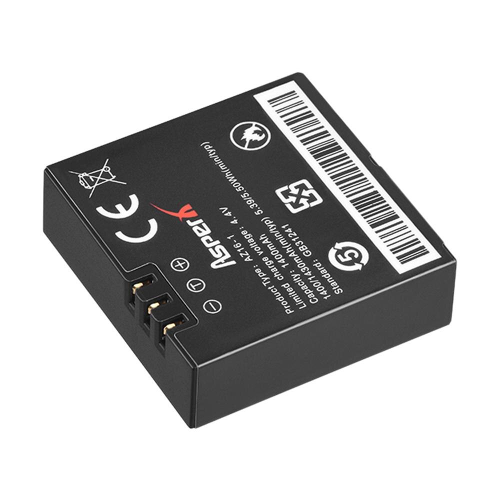 Batería de AZ16-1 para cámara de acción Xiaomi Yi II yi 4k, cargador LCD, 4k, batería de AZ16-2, para Xiaoyi Lite Yi 360 VR: 1 Battery