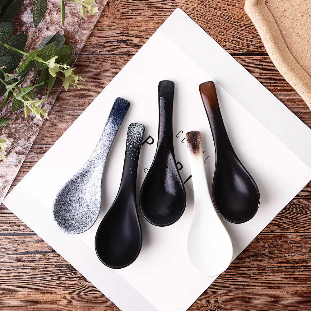 Catering criativo kicthen gadgets utensílio de cozinha ferramenta colher de chá doméstica colher de sopa colheres de arroz utensílios de mesa