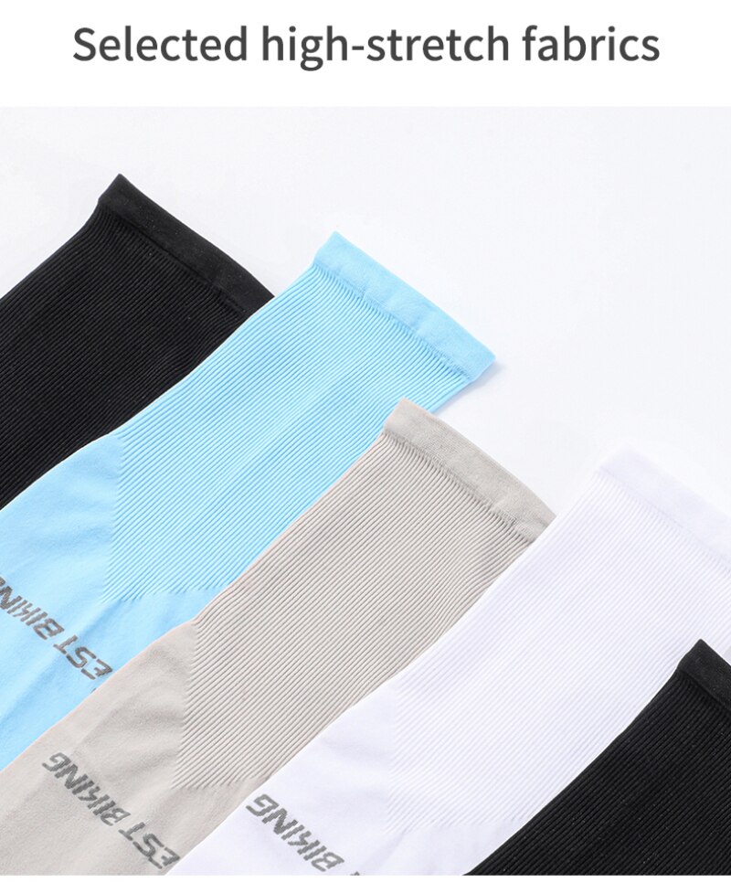 Ijs Zijde Zonnebrandcrème Riding Mouwen Anti-Uv Zomer Rijden Running Arm Warmers Outdoor Arm Schede Fiets Mouw Fietsen Apparatuur