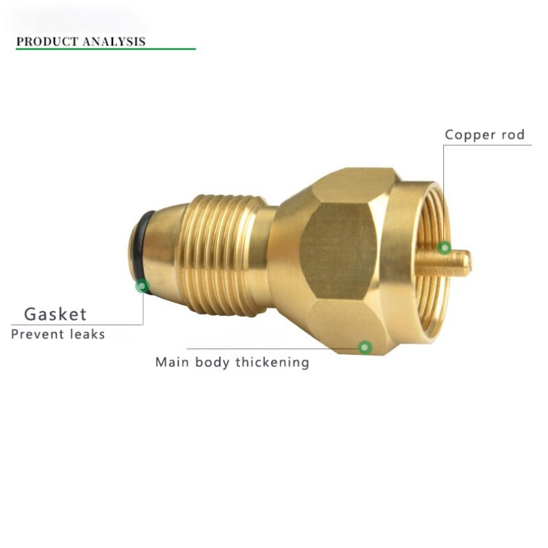 Outdoor Camping Wandelen Kachel Adapter Propaan Refill Adapter Lp Gas Oven Connector Cilinder Tank Coupler Kachel Camping #83