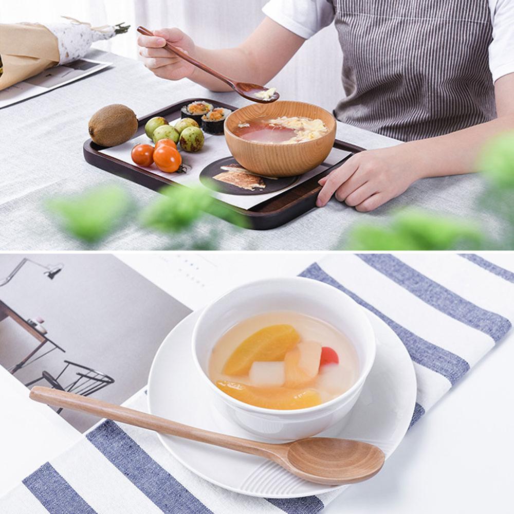 Træske service køkken køkkenredskab værktøj suppe teske catering køkkenredskab værktøj kaffe suppe teskefuld gryde