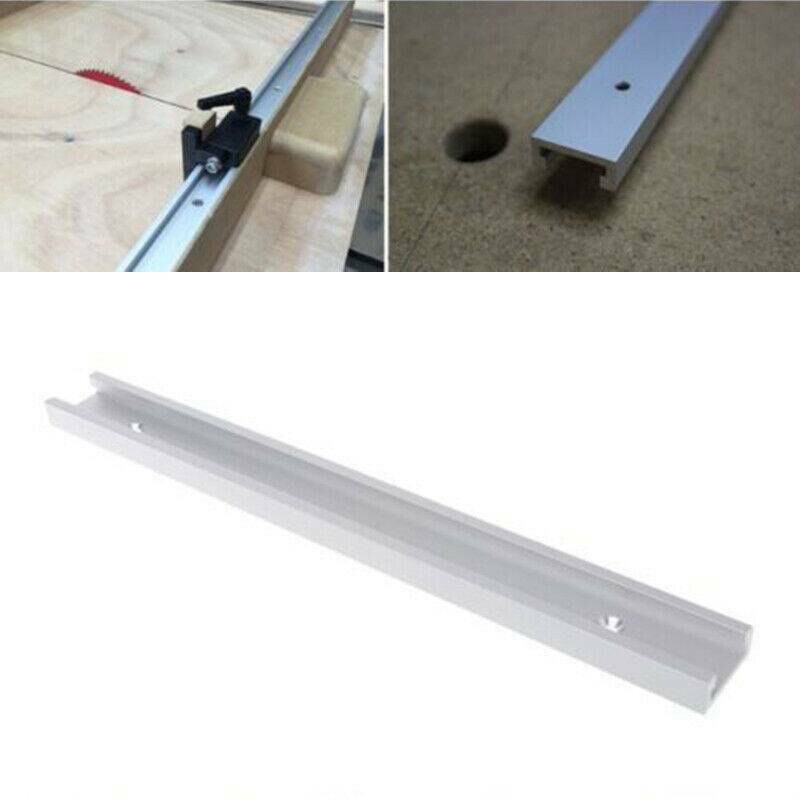 Pince de voie biseautée menuiserie | En alliage d'aluminium, rail à fente en T, goulotte de travail du bois, accessoire bricolage-M25