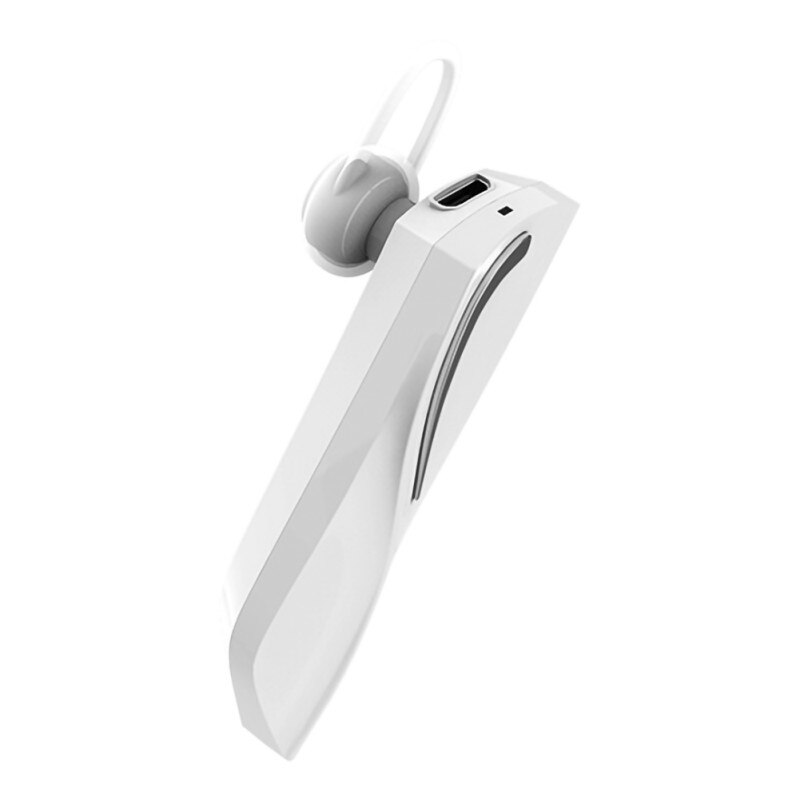 Casque de traduction intelligent T1 Support de traducteur vocal Bluebooth 26 langues pour les voyages d'affaires: WHITE