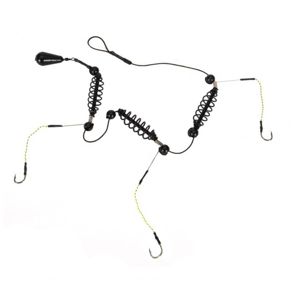 1pc String Hook Lightweight Durable Fishing Spring Carp Feeder Fishing Feeder Baitholder for Outdoor Fishing Tackle Accessories