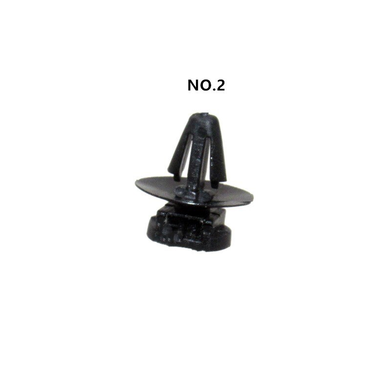 Arnés de cuerpo de marco de viga automática, circuito eléctrico, tubería de agua y aceite, bridas de púas, Base fija, sujetador de plástico, remache, 18 Uds.: 18PCS Number 2