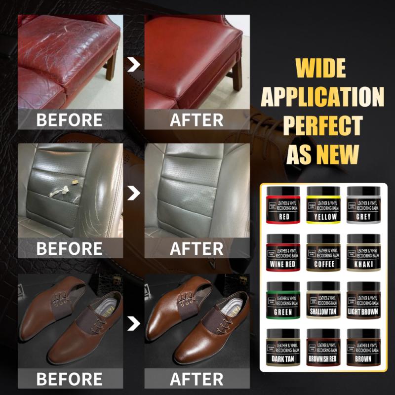 50ml Car Care Liquid Leather Repair Kit Auto Complementary Color Paste Car Seat Sofa Coat Hole Scratch Cracks Polish Paint Care