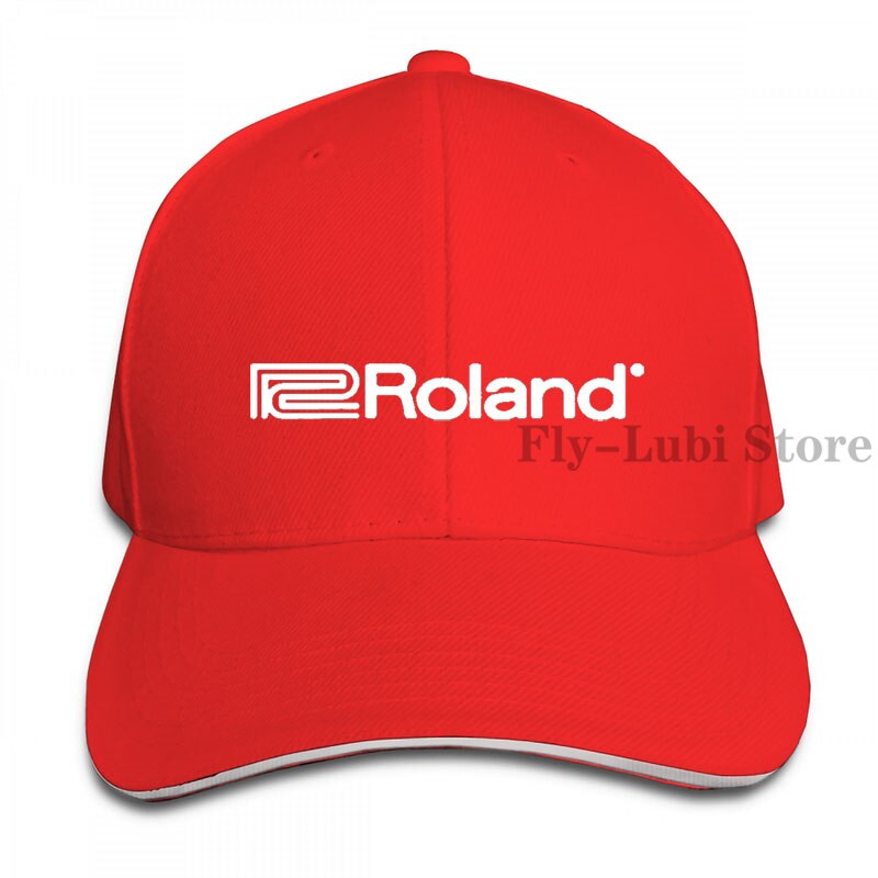 Roland 4 Baseball cap men women Trucker Hats adjustable cap: 1-Red