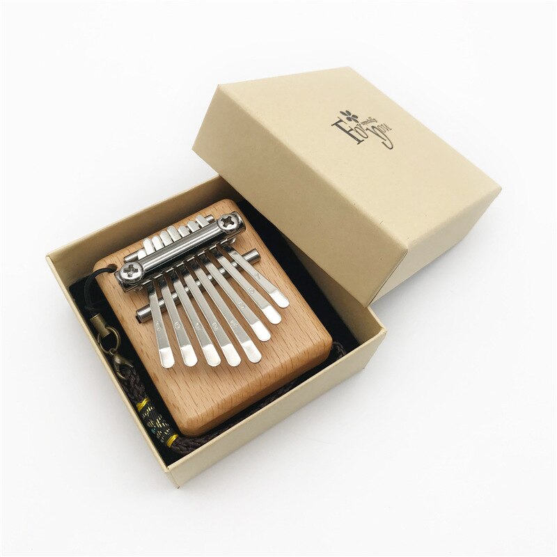 Hot Thumb Piano Portable 8 Key Mini Kalimba Piano Kalimba Finger Piano Piano Great Sound Finger Keyboard strumento musicale regalo: a