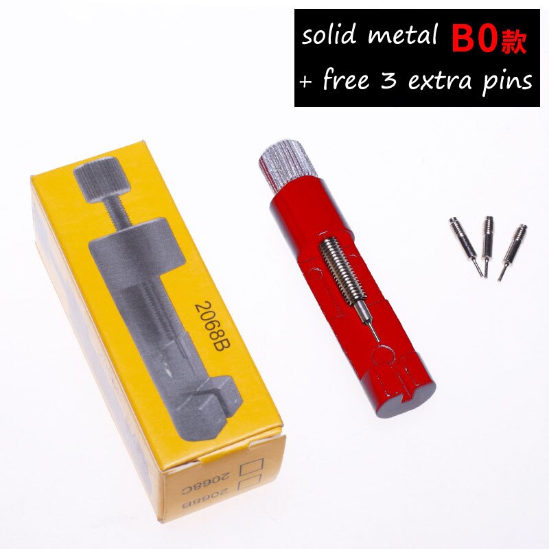 Watch Band Link Pin Remover Repair Tool Kit for Watchmakers Metal Chain Spring Bar Removal Set Watch Strap Length Adjust Tool: B0
