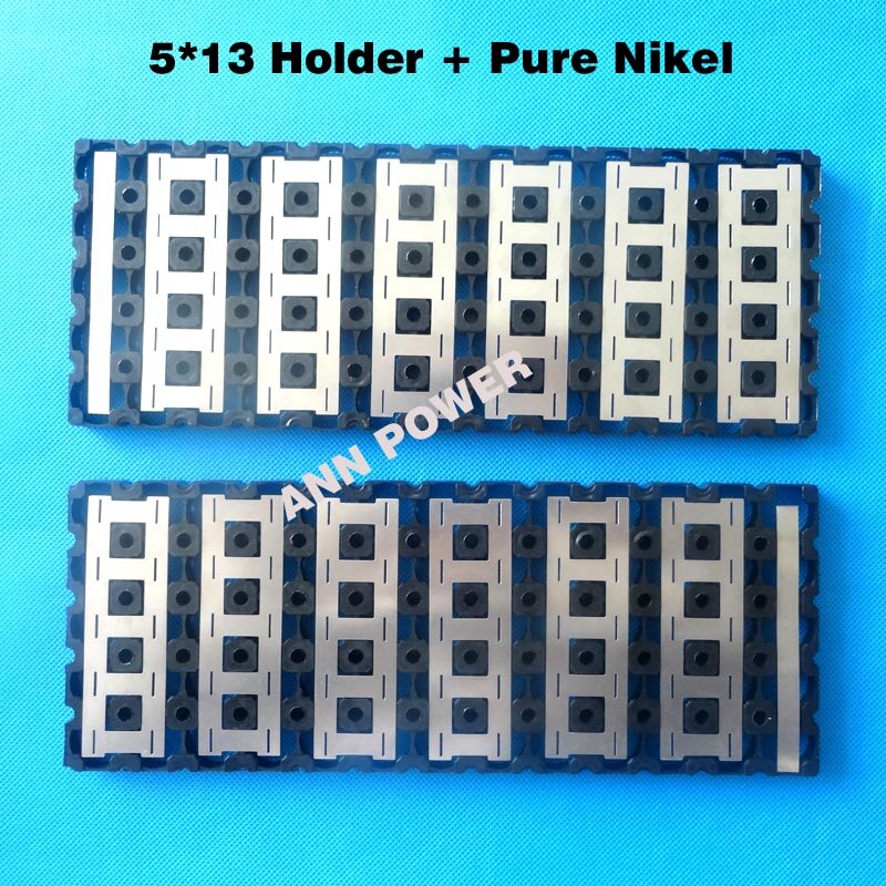 5*13 (5P13S) 18650 batterijhouder en pure nikkel Voor 13 S 48 V 10Ah 15Ah lithium accu 5P13S houder fabriek supply