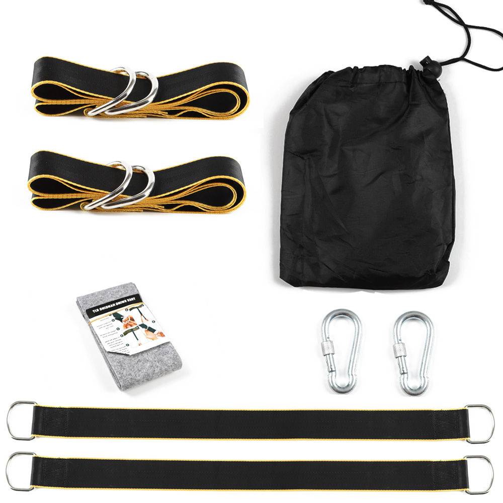 Kit de sangles de balançoire d'arbre, accessoires de camping, noir, 2 m, 2 pièces: Violet