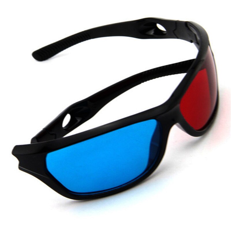 TTLIFE Black Frame Universal 3D Plastic Glasses/Oculos/Red Blue Cyan 3D Glass Anaglyph 3D Movie Game DVD Vision/cinema