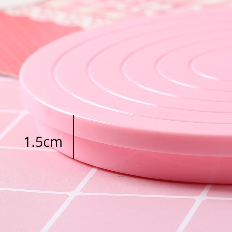 DIY 360 bandeja giratoria para decoración de pasteles soporte plataforma moldes para decorar pasteles herramientas Mini pastel galletas decoraciones