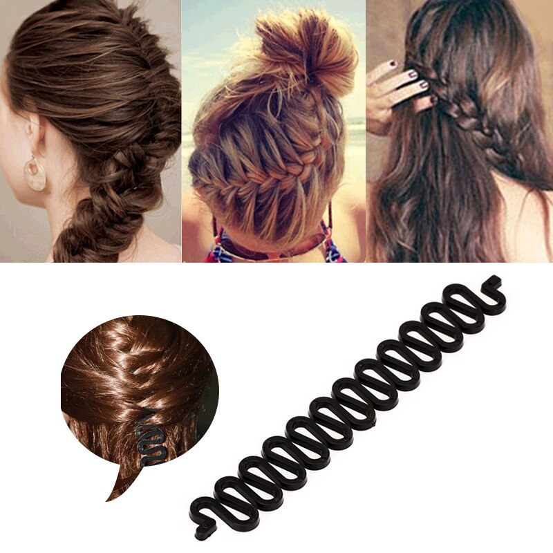 Multi-Stijl Vrouwen Haar Styling Twist Clip Stick Bun Maker Diy Haar Vlechten Gereedschap Haaraccessoires Braider Diy Kapsel