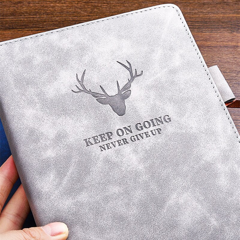 360 Pages Super Thick Wax Sense Leather A5 Journal Notebook Daily Business Office Work Company Notepad Book Logo School Supplies