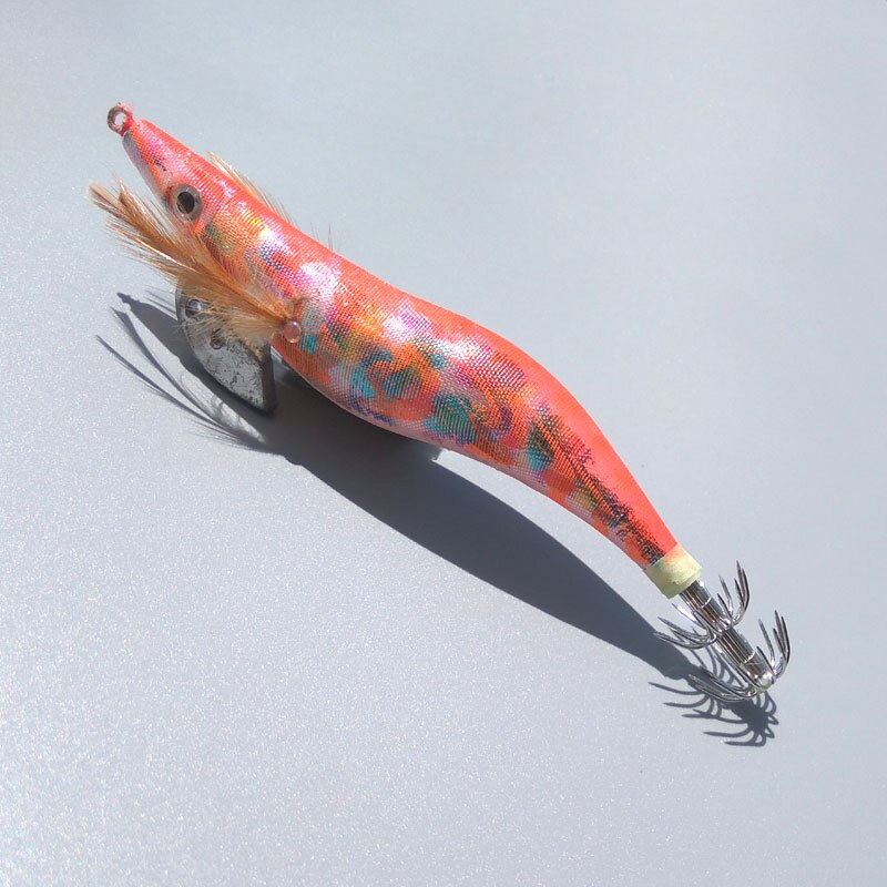 5pcs Top Gold/Glans kleur calamar inktvis jigs Japan type vissen squid lokt Harde vissen lokken sterke vissen haak