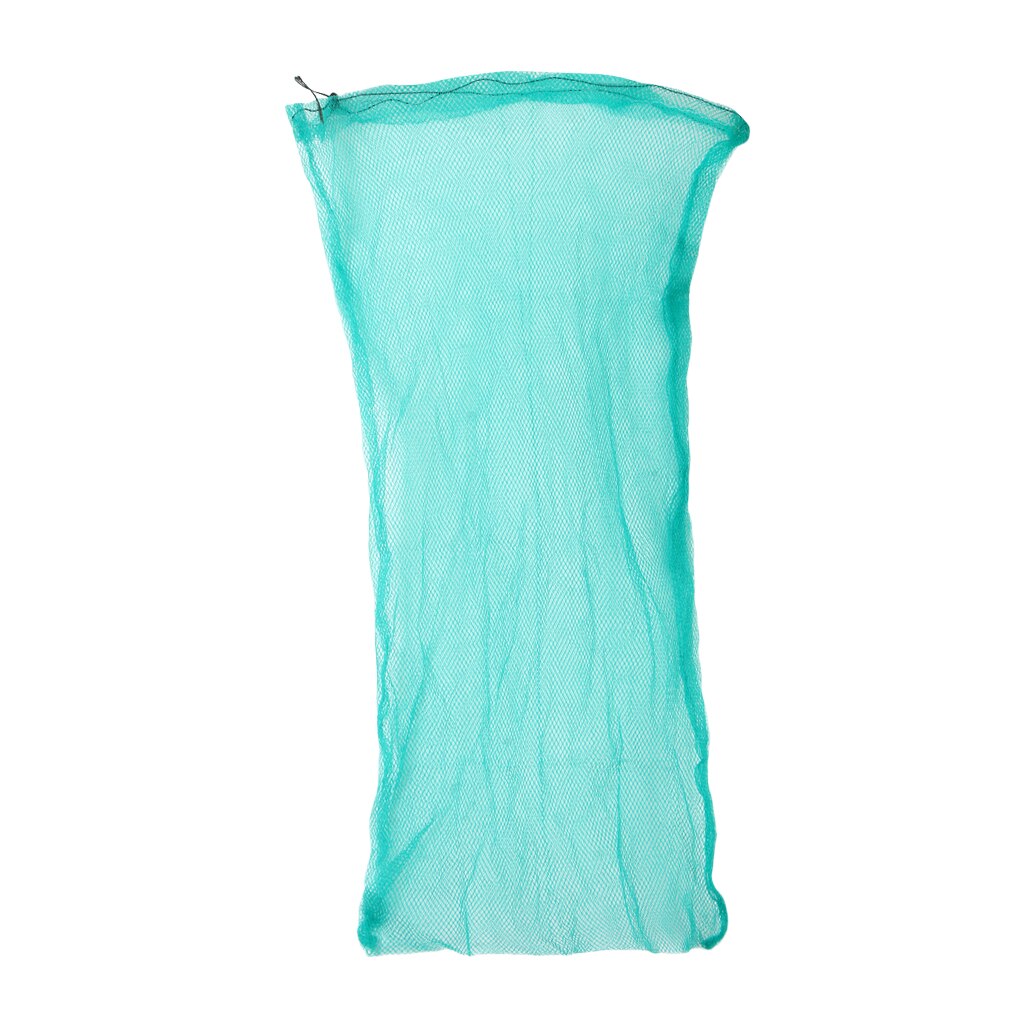 0.95m Nylon Folding Fishing Landing Net Green Lightweight Fishing Keeper Net