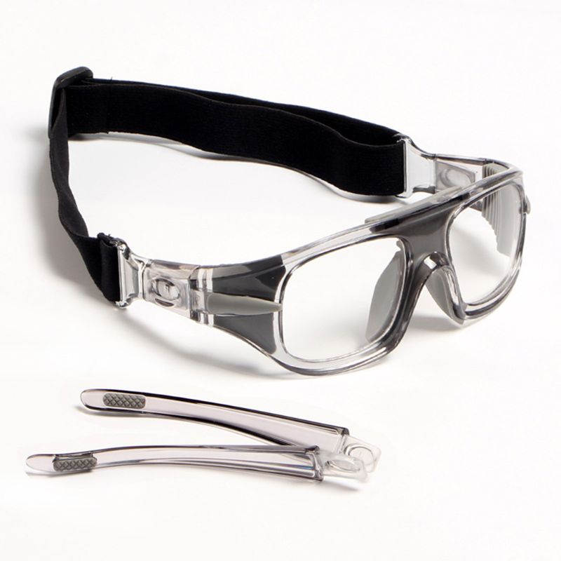Sportsbriller basketball fodbold beskyttelsesbriller beskyttelsesbriller optisk ramme aftagelig spejlben nærsynethed