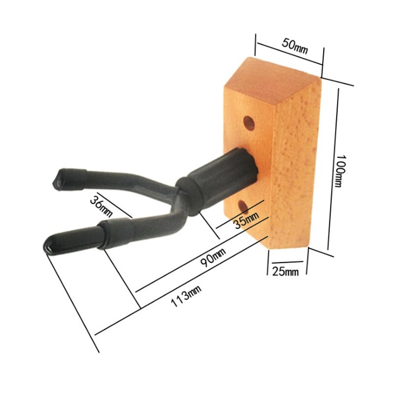 Support mural pour violon, crochet mural, Base en bois massif, support pour violon, peut accrocher un archet