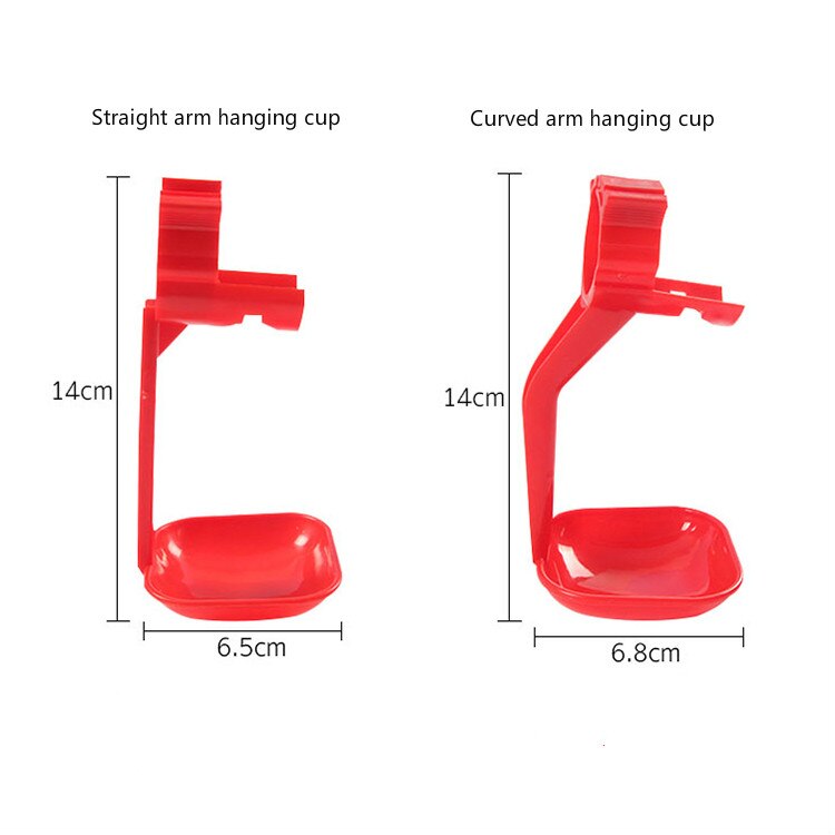 20 stuks tepeldruppelbekers voor pluimvee, kip, kwartel, drinkbak, waterbak voor kippen, drinkbeker, automatische waterbak voor kippen